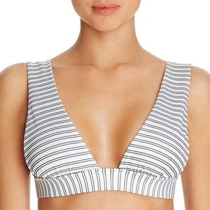 Ellejay Buzios Striped Bikini Top